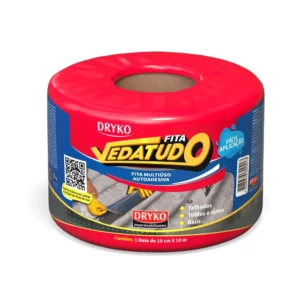FITA VEDA TUDO MANTA ASFALTICA ALUMINIO 10CM 1MT BLISTER