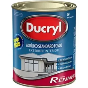 TINTA DUCRYL STD FOSCA 900ML BRANCO DR4701.04 RENNER DR470