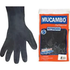 LUVA LATEX PRETA 09 XG MUCAMBO BLISTER