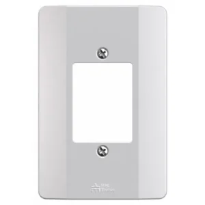 Placa Branca com 3 Postos Mec-Tronic Millenium 4x2