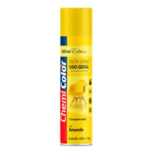 Tinta Spray Chemicolor Uso Geral Amarelo 400ml