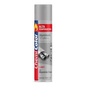 TINTA SPRAY CHEMICOLOR ALTA TEMPERATURA 350ML ALUMINIO