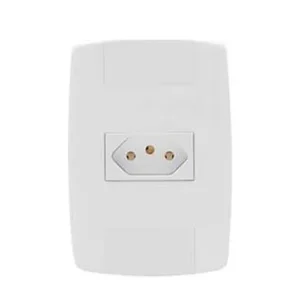 CONJUNTO BRANCO LEV MODULAR 1 TOMADA 3 PINOS 20A 87141 ILUMI