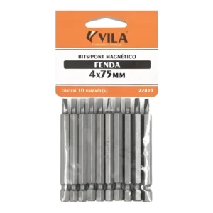 BITS POINT FENDA UNIDADE  4X75MM VILA