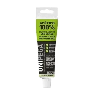 SILICONE 50G ACETICO INCOLOR TRANSPARENTE COLMEIA UNIPEGA