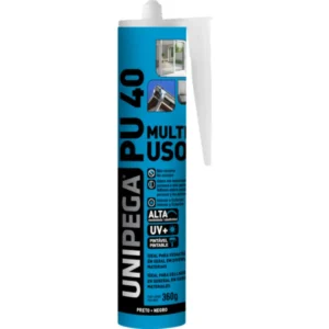 SELANTE PU POLIURETANO PRETO 360G DUREZA PU40 MULTIUSO UNIPE
