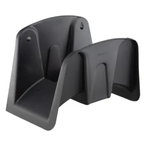 SUPORTE PLASTICO PRETO PARA MANGUEIRA JARDIM MANTAC