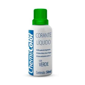 CORANTE BASE DAGUA 50ML CHEMICOLOR VERDE 680474