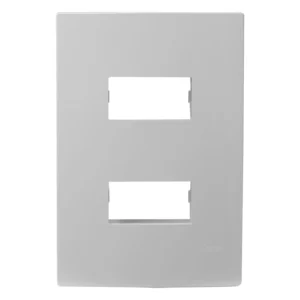 O Espelho Placa 4x2 com Suporte para 2 Módulos Separados Horizontal da Linha i9