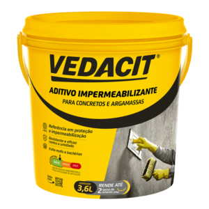 ADITIVO IMPERMEABILIZANTE PARA CONCRETO E ARGAMASSA VEDACIT 3,6L 121845