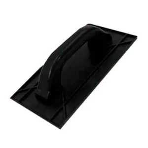DESEMPENADEIRA PLASTICA ESTRIADA 14X27 PRETA GERPLAST