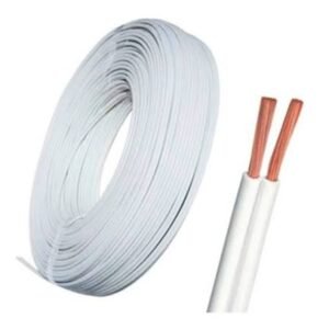 FIO PARALELO 300V 2X2,50MM BRANCO CORFIO P/MTS